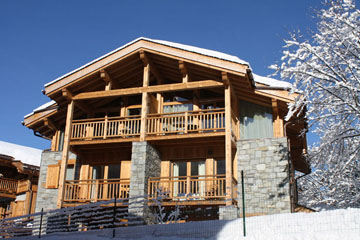 St Martin Ski Chalet: South facing