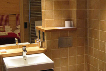 St Martin Ski Chalet: Bathroom for family room