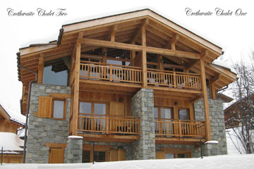 St Martin Ski Chalet: Front view of chalet