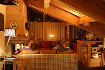 St Martin Ski Chalet: Fireside comfort